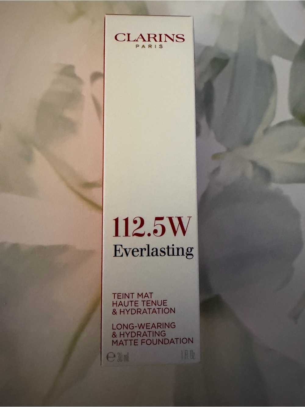 Clarins Everlasting 112.5W Matte Foundation - NWB
